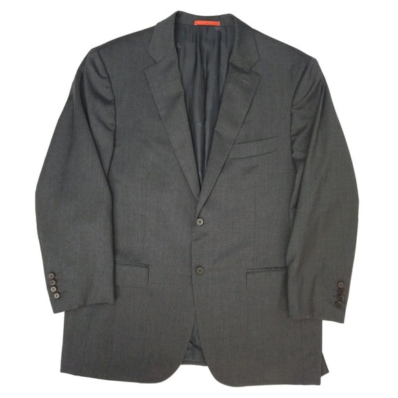 Isaia Napoli Men's Aquaspider Made in Italy Blazer Sport Coat Sz 54R/44R